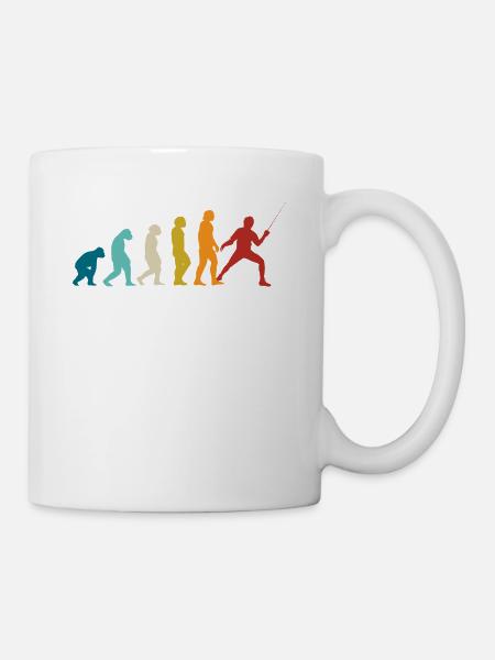 Fechten - Tasse - Weiß