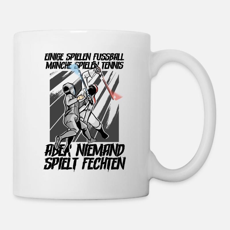 Fechten - Tasse - Weiß