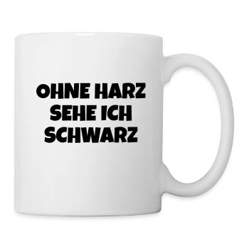 Harz Torfhaus Wanderung Harzer Brocken - Tasse - Weiß - Rechts