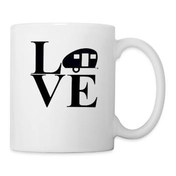 Vacances amoureux de la nature Camping dicton amusant - Mug blanc - blanc - Droite