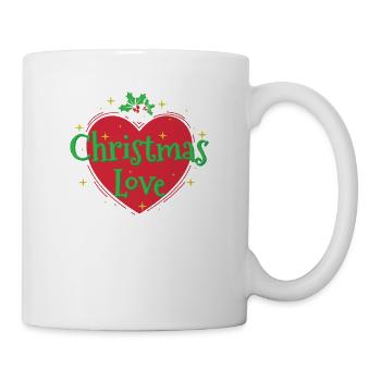 Noël Amour Noël Famille - Mug blanc - blanc - Droite