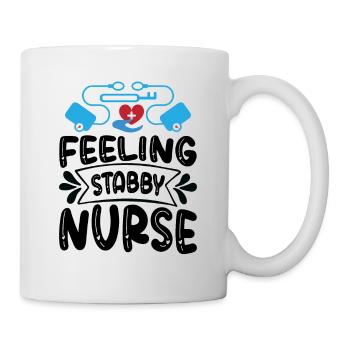 Infirmière épineuse - Mug blanc - blanc - Droite