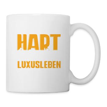 Ich Arbeite Hart Damit Mein Pferd - Tasse - Weiß - Rechts