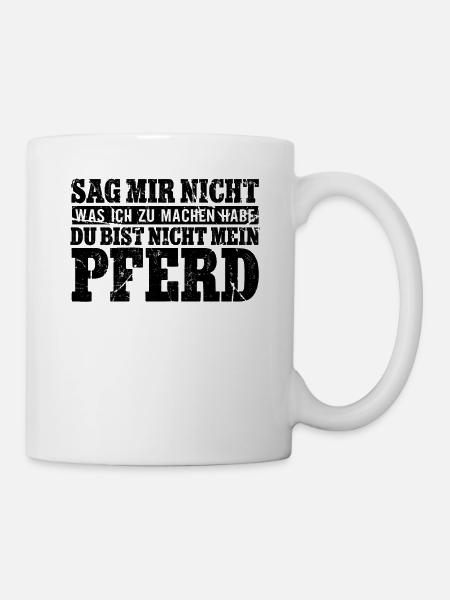 Pferde - Tasse - Weiß