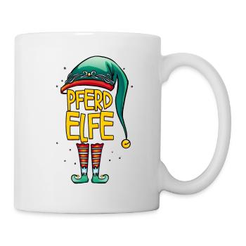 Elfe Pferde - Tasse - Weiß - Rechts