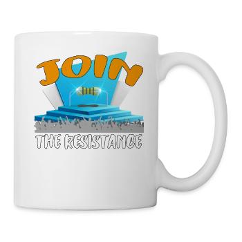 Rejoignez la résistance - Rejoignez la rétension - Mug blanc - blanc - Droite