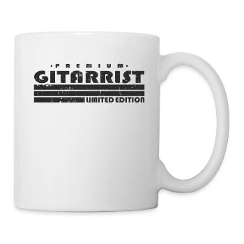 Gitarrist Limited Edition Gitarre Lustiges Gitarre - Tasse - Weiß - Rechts