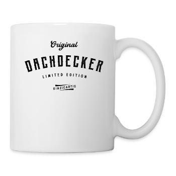 Dachdecker Limited Edition Lustiges Dachdecken - Tasse - Weiß - Rechts