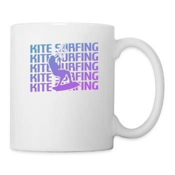 Rétro Vintage Classic Kite Surf Surf Surfer - Mug blanc - blanc - Droite