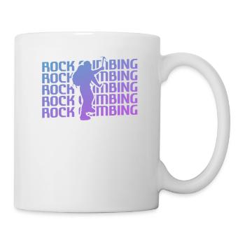 Retro Vintage Classic Rock Climbing Climber - Mug - white - Right