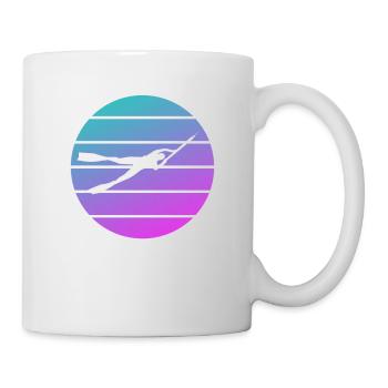 Retro Vintage Classic Spearfishing Fisherman - Mug - white - Right