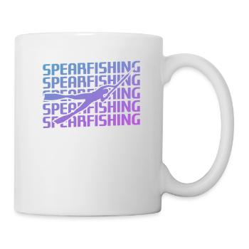 Retro Vintage Classic Spearfishing Fisherman - Mug - white - Right