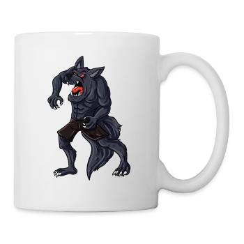 Werwolf - Tasse - Weiß - Rechts