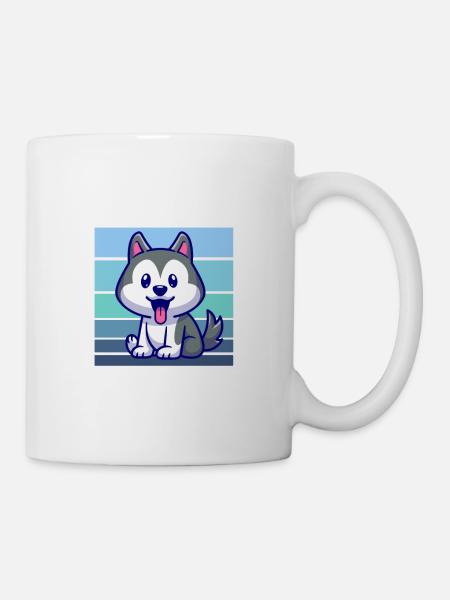 Ich Mag Hunde Und Vielleicht 3 Personen Design - Tasse - Weiß