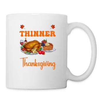 I was thinner before Thanksgiving Dinner - Mug - white - Right