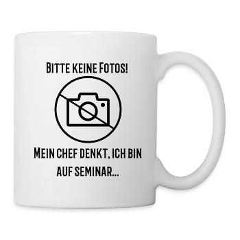 Mallorca Closing 2022 - Bitte keine Fotos - Tasse - Weiß - Rechts