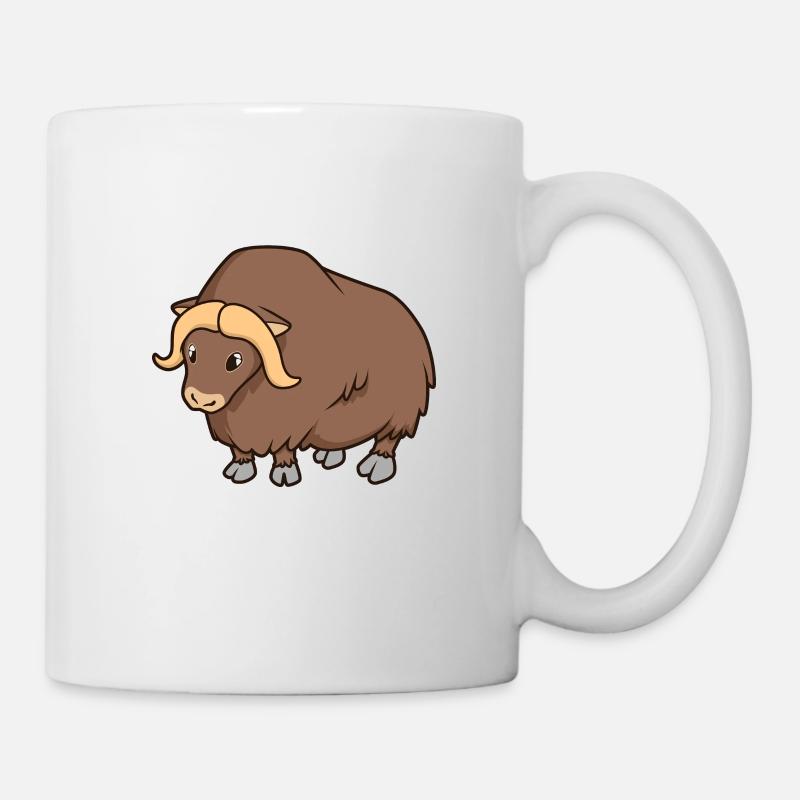 Bœuf musqué Kawaii - Mug blanc - blanc