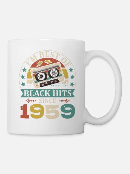 I'm Best Of Black Hits Seit 1959 Kassette - Tasse - Weiß