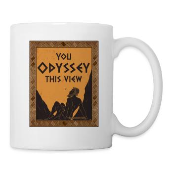Antike Griechische Mythologie und Griechischer - Tasse - Weiß - Rechts