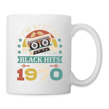 I'm Best Of Black Hits Seit 1970 Kassette - Tasse - Weiß - Rechts