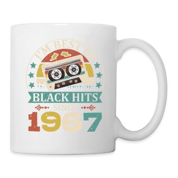 I'm Best Of Black Hits Seit 1967 Kassette - Tasse - Weiß - Rechts