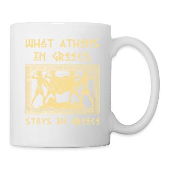 Antike Griechische Mythologie und Griechisches - Tasse - Weiß - Rechts