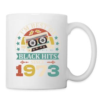 I’m Best Of Black Hits Cassette depuis 1973 - Mug blanc - blanc - Droite
