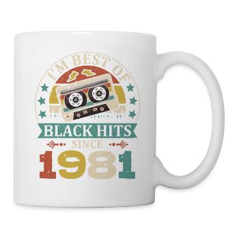 I’m Best Of Black Hits depuis 1981 Cassette - Mug blanc - blanc - Droite