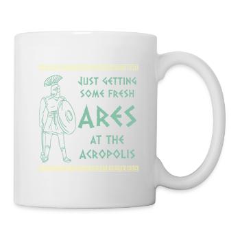 Antike Griechische Mythologie und Grichiescher - Tasse - Weiß - Rechts