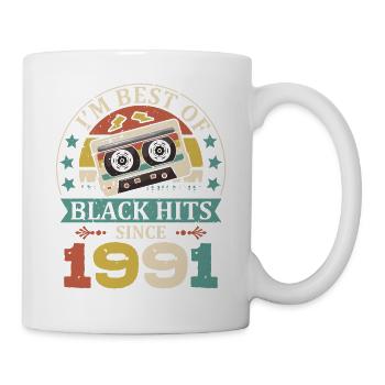 I’m Best Of Black Hits depuis 1991 Cassette - Mug blanc - blanc - Droite