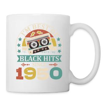 I’m Best Of Black Hits Since 1950 Cassette - Mug blanc - blanc - Droite
