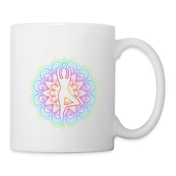 Yoga Namaste - Tasse - Weiß - Rechts