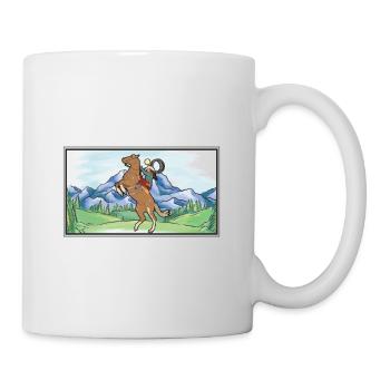 Ich liebe Pferde - Tasse - Weiß - Rechts