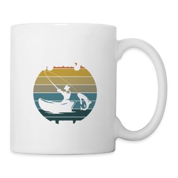 This fishing legend is 40 years 40 birthday - Mug - white - Right