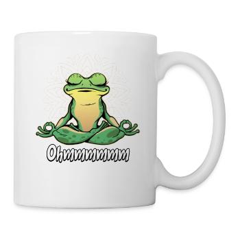 Yoga Frosch - Tasse - Weiß - Rechts