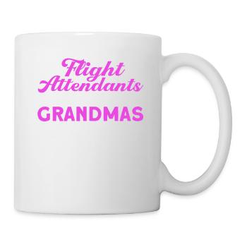 Flugbegleiter Stewardess Cabin Crew - Tasse - Weiß - Rechts