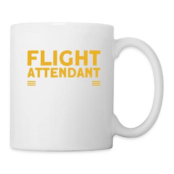 Flight Attendant Stewardess Cabin Crew - Mug - white - Right