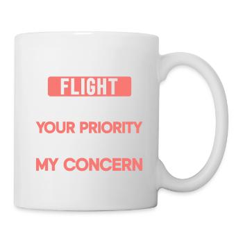 Flight Attendant Stewardess Cabin Crew - Mug - white - Right