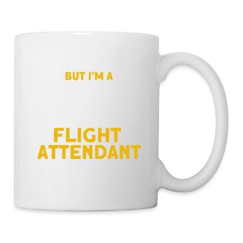 Flugbegleiter Stewardess Cabin Crew - Tasse - Weiß - Rechts