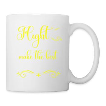 Personnel de cabine de l’hôtesse de l’air hôtesse de l’air - Mug blanc - blanc - Droite