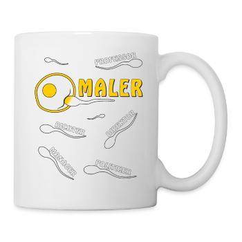 MALER - Tasse - Weiß - Rechts
