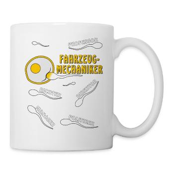 FAHRZEUGMECHANIKER - Tasse - Weiß - Rechts
