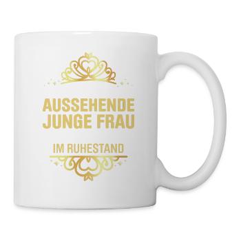 Diese Gut Aussehende Junge Frau Ist Seit Neustem I - Tasse - Weiß - Rechts