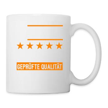 5 Sterne Nachhilfe Geprüfte Qualität - Tasse - Weiß - Rechts