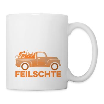 Ich Kam Ich Sah Und Ich Feilschte - Tasse - Weiß - Rechts