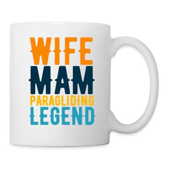 Wife I Have a Paragliding Legend - Mug - white - Right