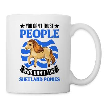 Shetland Pony Gift Shetty - Mug - white - Right