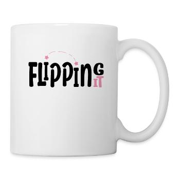Flipping It - Drôle d’idée cadeau de cheerleading pour tout-petits - Mug blanc - blanc - Droite