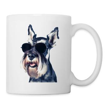 Miniature Schnauzer - Mug - white - Right