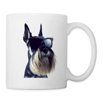Miniature Schnauzer - Mug - white - Right